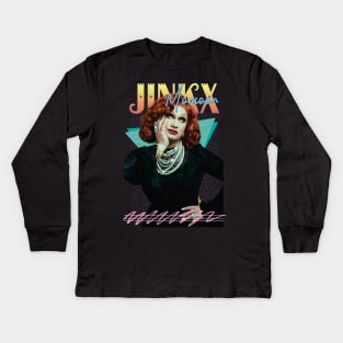 Jinkx Monsoon Retro Fan Art Kids Long Sleeve T-Shirt